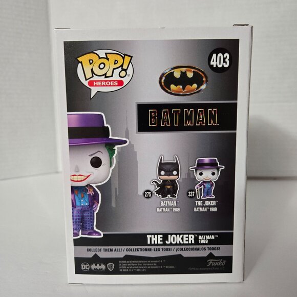 Pop! Heroes - Batman 1989 - The Joker (Alliance Entertainment Exclusive) - Picture 3 of 6